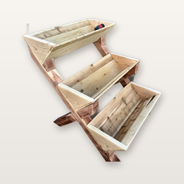 Three-Tier Cedar Garden Planter