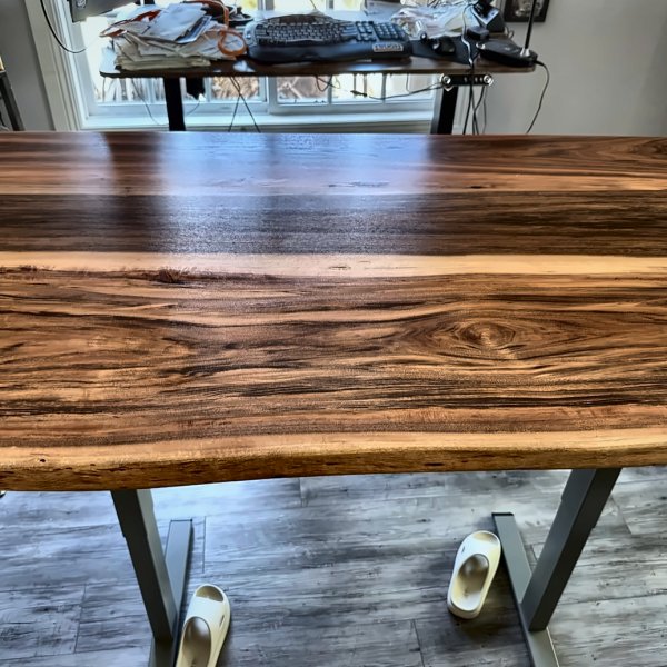 Live Edge Curupay Desk