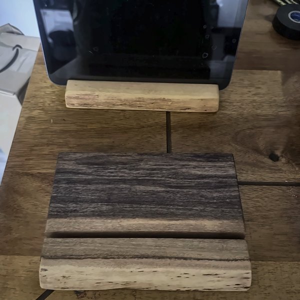Hardwood Tablet & Phone Stands